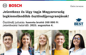 Bosch Engineering Scholarship Team - Ösztöndíjprogram