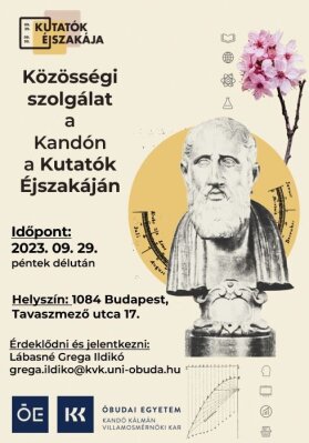 Kutatók Éjszakája - Közösségi szolgálat lehetőség!!!