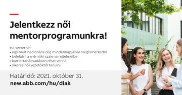 ABB Női mentorprogram műszaki hallgatóknak 2022