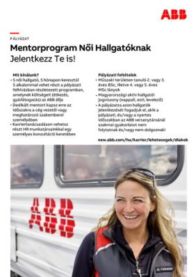 ABB mentorprogram női hallgatóknak
