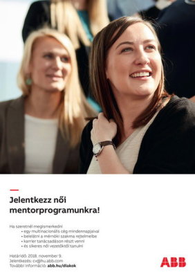 ABB mentorprogram női hallgatóknak ABB mentorprogram női hallgatóknak