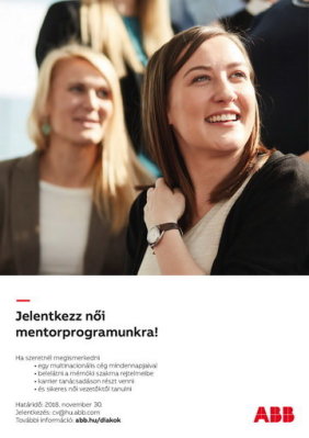 ABB mentorprogram női hallgatóknak ABB mentorprogram női hallgatóknak