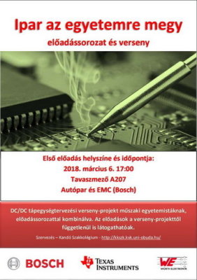 Ipar az Egyetemre megy első előadás