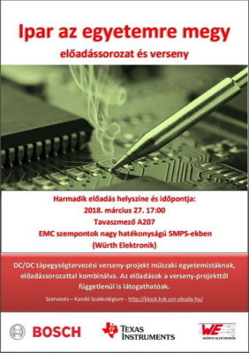 Ipar az Egyetemre megy harmadik előadás
