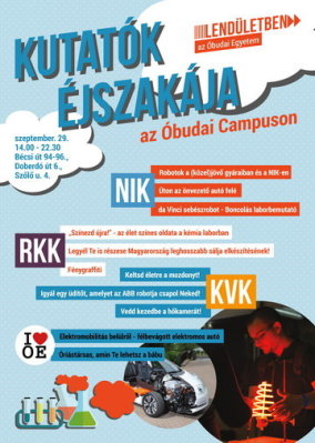 Kutatók éjszakája 2017