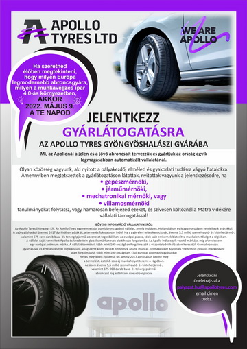 Apolló Tyres gyárlátogatás