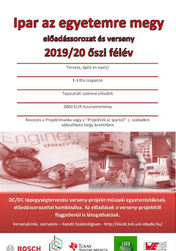 Ipar az egyetemre megy 2019/20